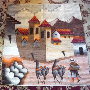 Vintage Peruvian Tapestry - Etsy