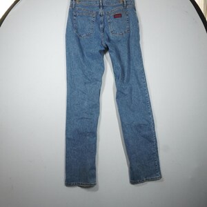 VTG Wrangler Twenty X Blue Straight Leg Low Rise Jeans Medium Wash Denim 30x34 image 4