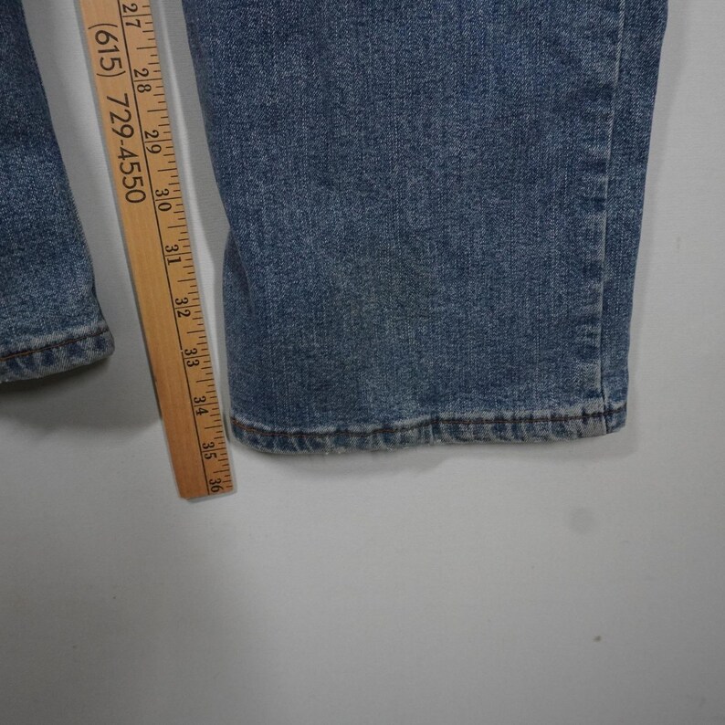 VTG Wrangler Twenty X Blue Straight Leg Low Rise Jeans Medium Wash Denim 30x34 image 8