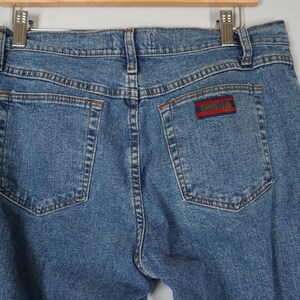 VTG Wrangler Twenty X Blue Straight Leg Low Rise Jeans Medium Wash Denim 30x34 image 5