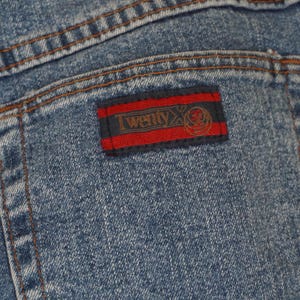 VTG Wrangler Twenty X Blue Straight Leg Low Rise Jeans Medium Wash Denim 30x34 image 6
