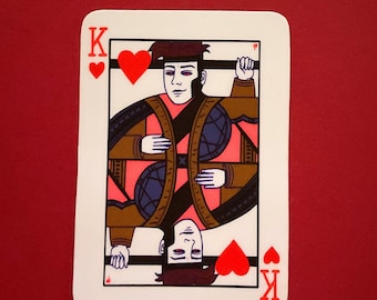 Gambit King of Hearts Sticker