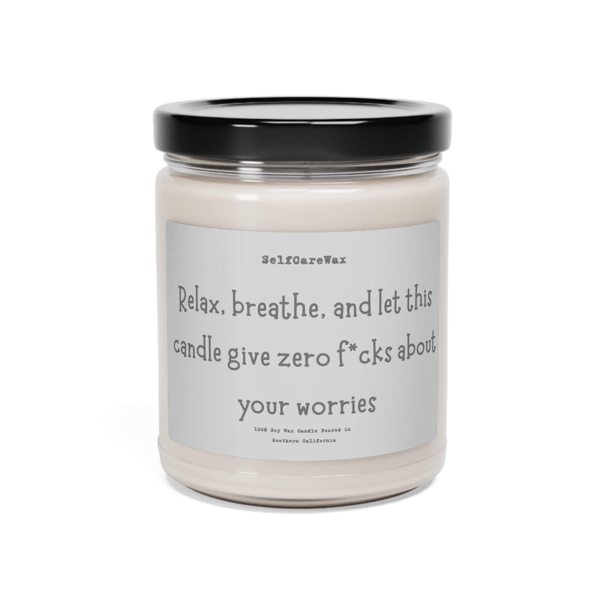 Vela de soja perfumada Relax, 9 oz