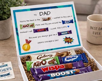 Regalo de chocolate para el Día del Padre