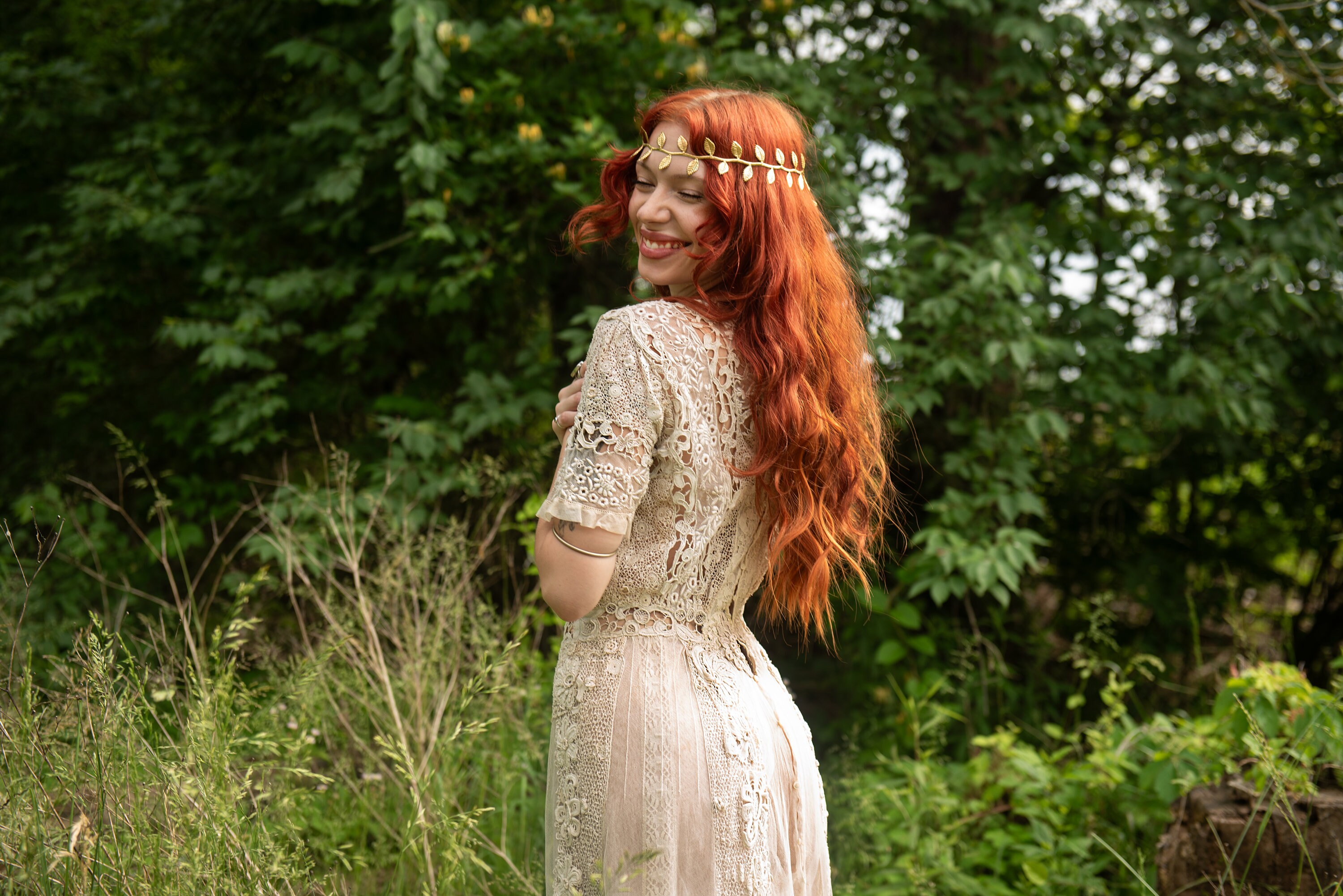 red lace full length dress Stefania Ruby Red Floral Lace Maxi Gown