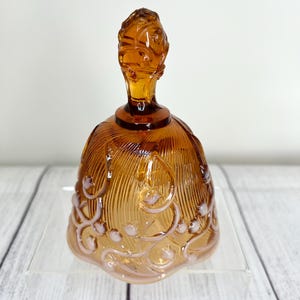 Vintage Fenton Cameo Opalescent Lilly of the Valley Bell