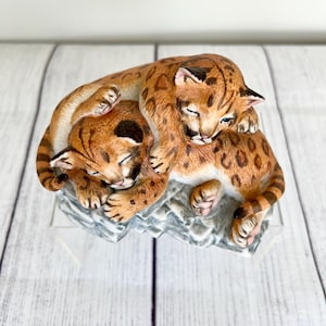 1988 Lenox Nature&#39;s Young &quot;Played Out&quot; Cubs Porcelain Figurine