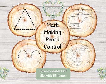 Mark Making Pencil Control Pre Handwriting