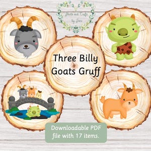 Tre bockar, barska berättelsestenar: Traditionella berättelser (PDF-nedladdning)