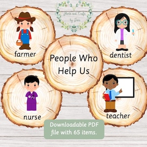 Mensen die ons helpen Flashcards Community Helper Flashcards Montessori People Wij kunnen ons helpen Community Helpers Beroep Flashcards Druk bezig Boek
