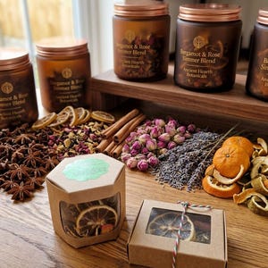 Simmer Pot Kräutermischung , Raumduft Energetische Reinigung | Geschenk für Sie, Aromatherapie Ritualkräuter,Weihnachten,Hexe,Wichtelgeschen