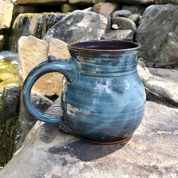 Huge Monster Mug in Slate Blue - Made to Order