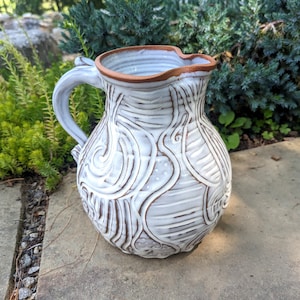 Large One Gallon Pitcher Rooted in Shale - Made to Order