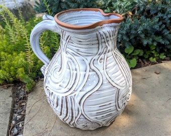 Large One Gallon Pitcher Rooted in Shale - Made to Order