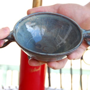 Loving Cup or Ceremonial Quaich in Slate Blue - Made to Order