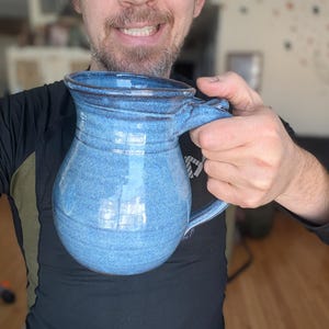 Huge Monster Mug in Slate Blue - Made to Order
