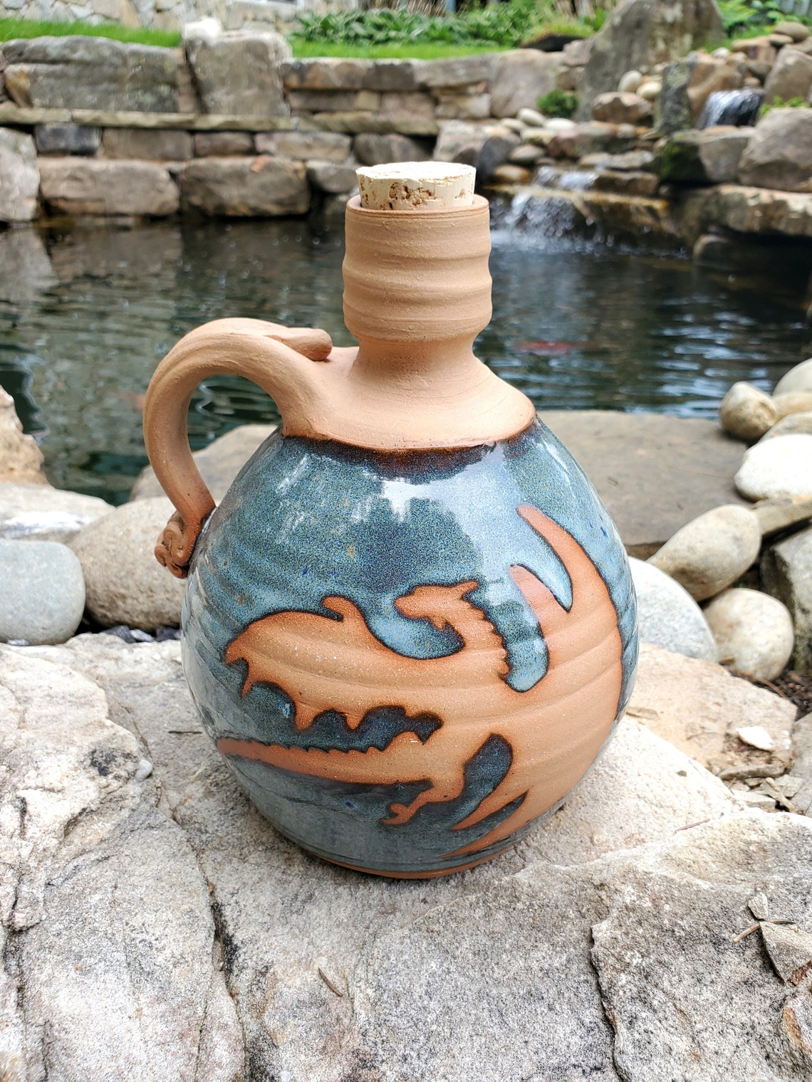 Corked Dragon Decanter In Stock and Ready to Ship Etsy