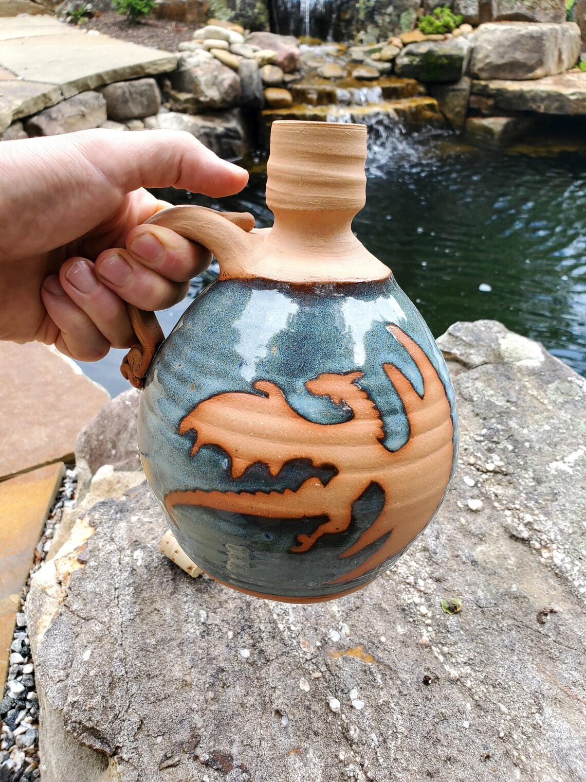 Corked Dragon Decanter In Stock and Ready to Ship Etsy