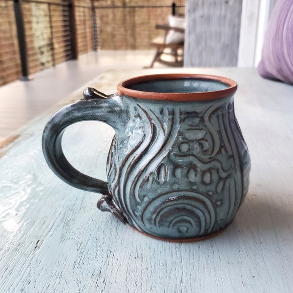 Rooted Mug in Slate Blue - Made to Order