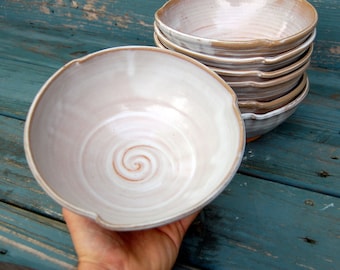 Set of Four Soup Bowls in Shale - Made to Order