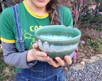 Noodle Bowl or Ramen Bowl in Turquoise Falls - Made to Order