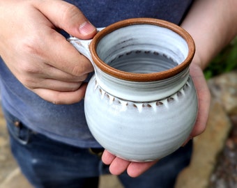 Peaked Mug in Shale- Made to Order