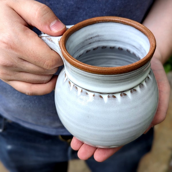Peaked Mug in Shale- Made to Order