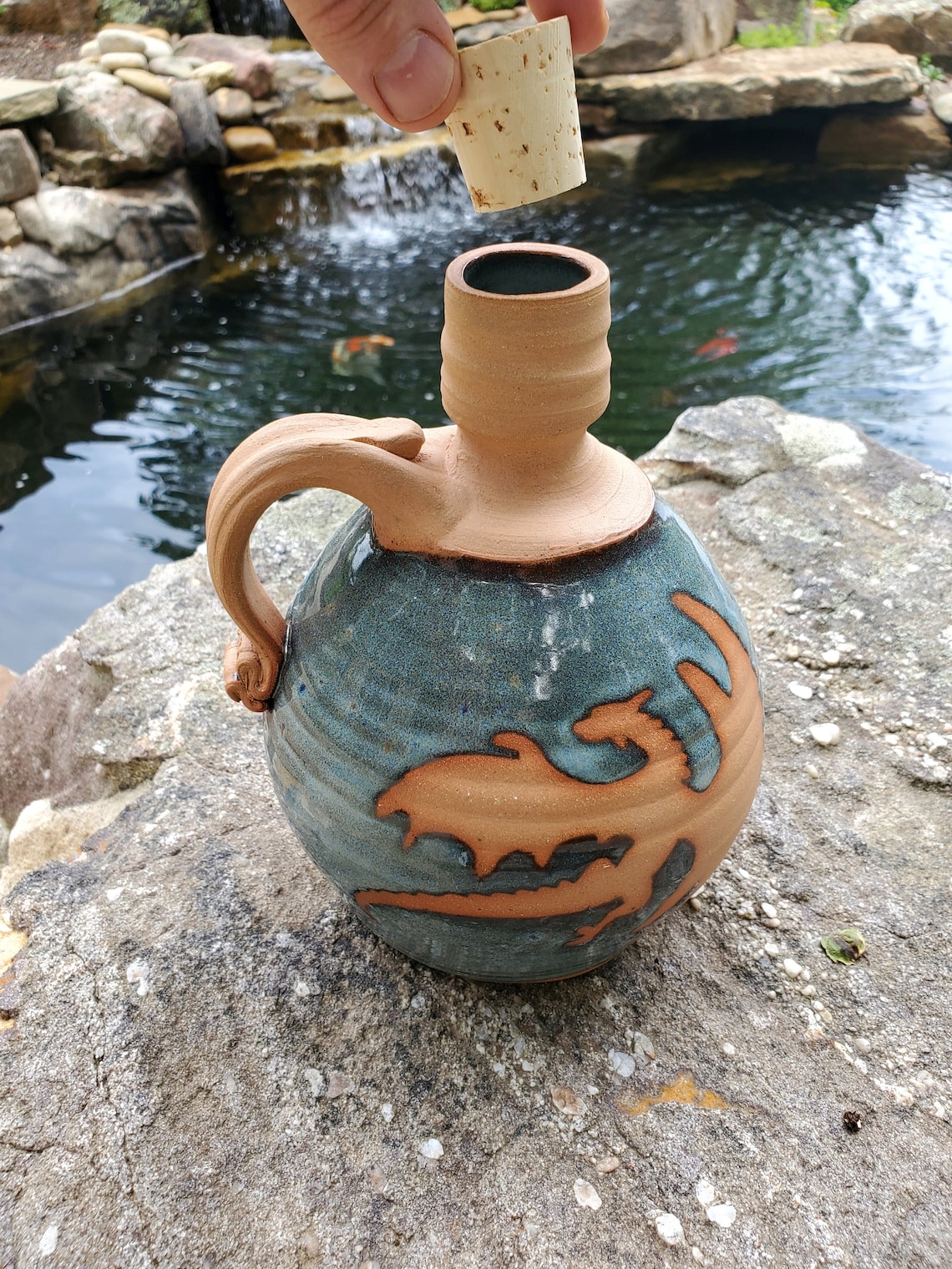 Corked Dragon Decanter In Stock and Ready to Ship Etsy
