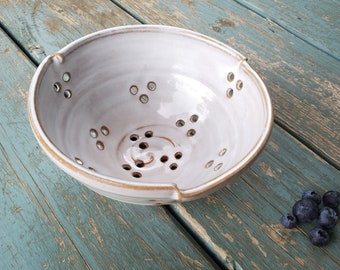 Berry Bowl Colander in Shale - Made to Order