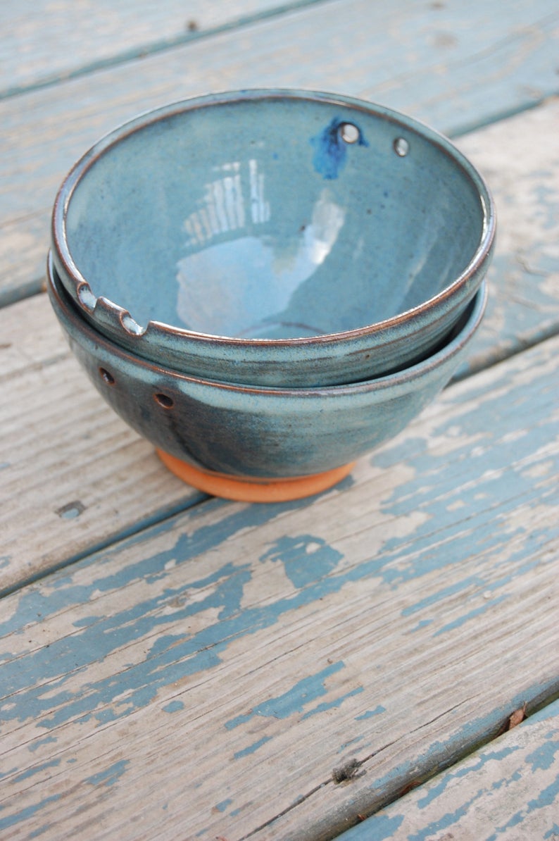 Noodle Bowl or Ramen Bowl in Slate Blue  Made to Order image 6