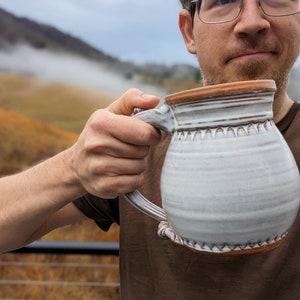 Huge Peaked Monster Mug in Shale Made to Order image 5