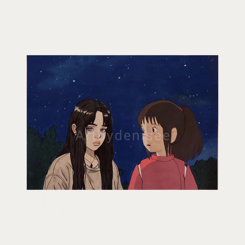 Billie Eilish and Chihiro - Etsy