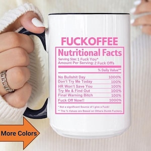 Funny Mugs Gifts, Funny Coffee Mug Gift, Sarcastic Mug, Adult Mug, Rude Mugs, Profanity, Funny Mugs For Men, Adulty Humor Mug, Swearing Mugs