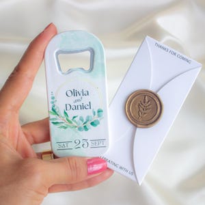 Unique Wedding Gifts, Wedding Favors Guest, Cap Opener Magnet, For Guests in Bulk, Thank You Guest Gift, Unique Wedding Favor