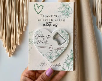 Magnet Bottle Opener Wedding Favor, Custom Bottle Opener Gift, Wedding Souvenir, Magnet Bottle Opener in Bulk, Wedding Gift, Wedding 2026