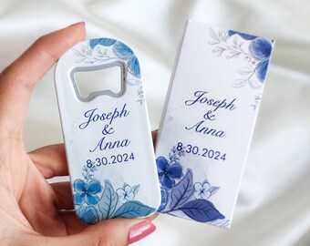 Hochzeitsbevorzugung Flaschenöffner Magnet: Personalisierte Gastgeschenke