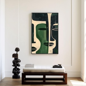 African Art Wall Poster - Gift for African bohemian decor Culture Ethnic Abstract Art African Wall Hanging African Home Decorateion