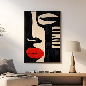 Afrikaanse kunst zwarte vrouw Afrikaanse woondecoratie zwarte kunst culturele kunst Afrikanen cadeau Afrocentrische kunst Afro-Amerikaanse muurkunst etnische muurdecoratie