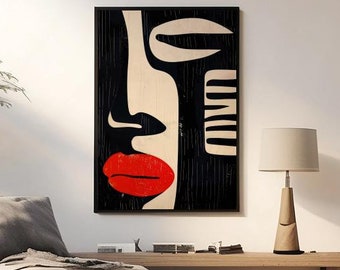 African Art Black Woman African Home Decor Black Art Cultural Art Africans Gift Afrocentric Art African American Wall Art Ethnic Wall Decor