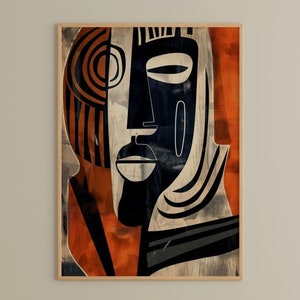 African Art Poster | african Abstract Wall art | gift for african | african paint abstract art | Unique Home Decor | African Art Gift Idea