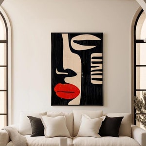Afrikanische Kunst Poster Schwarze Frau Afrikaner Wohnkultur Schwarze Kunst Poster Geschenk für Afrikaner Afrocentric Art African American Art Nmale Wandkunst