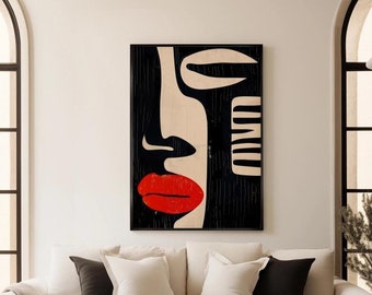African Art Poster Black Woman African Home Decor Black Art Posters Gift For Africans Afrocentric Art African American Art Narrow Wall Art
