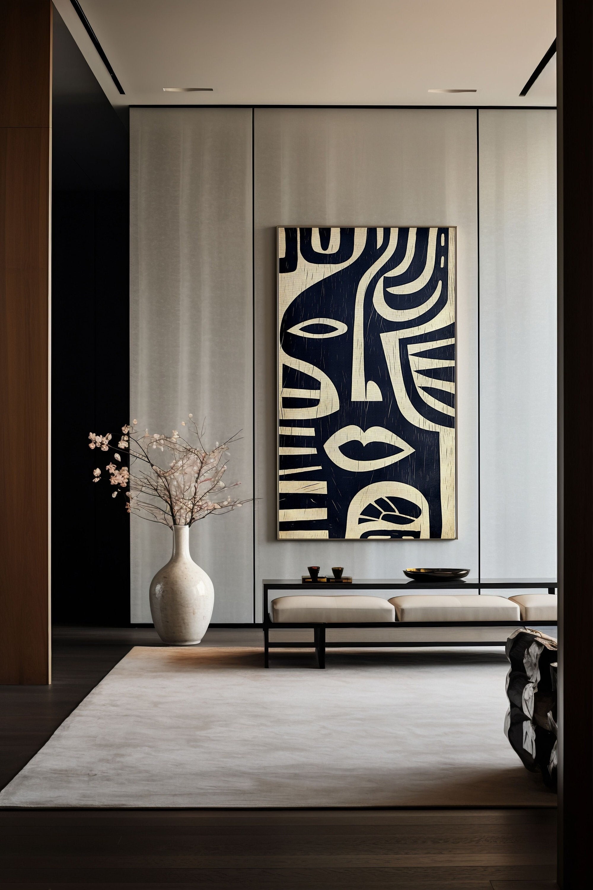 African art wall | Gift for african | African Culture Abstract | Ethnic African Art | African Wall Hanging | African Home Decorateion