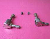 Vintage Singer Bentwood Case Hinges - Complete Set including Set Screws and Mounting Screws