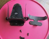Singer Bentwood Case Accessory Brackets - Holders for Oil Can and Accessories Box that Mount Inside Vintage Bentwood Case Lid
