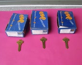 112 Uncut Brass Key Blanks - ESP SE1 - Vintage New Old Stock - for Jewelry, Crafts, or to Make Keys