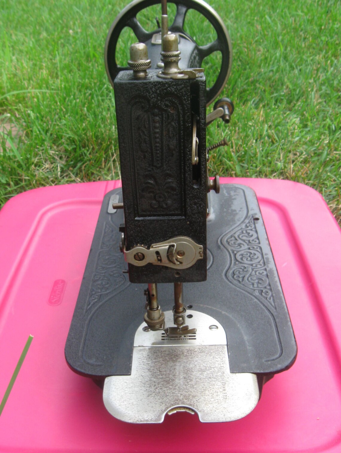Vintage 1928 White Rotary Sewing Machine with Embossed Design Etsy