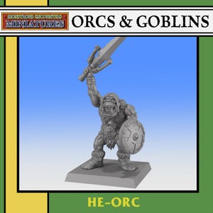 He-Orc |  RPGs | Roleplaying |  Tabletop | Free bases | Monstrous Encounters | ORCS & GOBLINS