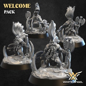 Legendärer Zwerg – Zwergenreich | | White Angel Miniatures | RPG | Rollenspiel | 32 mm/28 mm | Zwerge | Tabletop | Kostenlose Basen