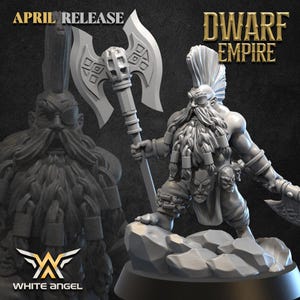 Der Meisterkiller – Zwergenreich | | White Angel Miniatures | RPG | Rollenspiel | 32 mm/28 mm | Zwerge | Tabletop | Kostenlose Basen